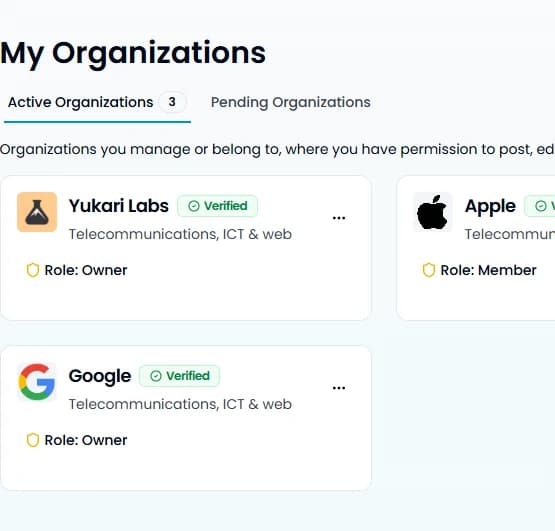 Team collaboration and organization management